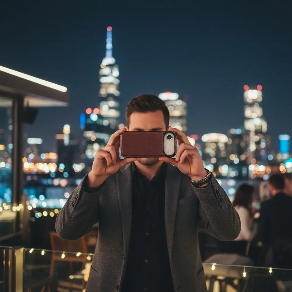 ShieldCase ShieldCase iPhone Air étui portefeuille (marron) ShieldCase ShieldCase iPhone Air étui portefeuille (marron)