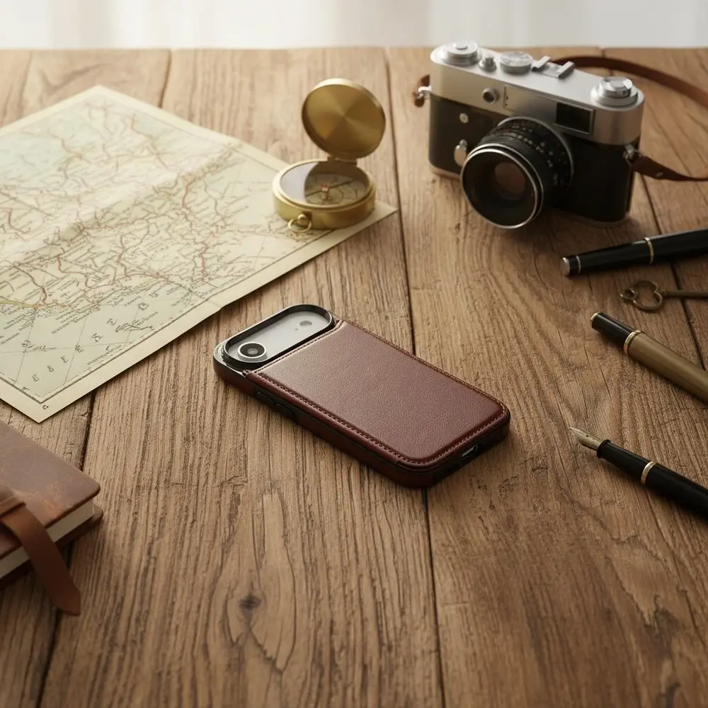 ShieldCase ShieldCase iPhone Air étui portefeuille (marron) ShieldCase ShieldCase iPhone Air étui portefeuille (marron)