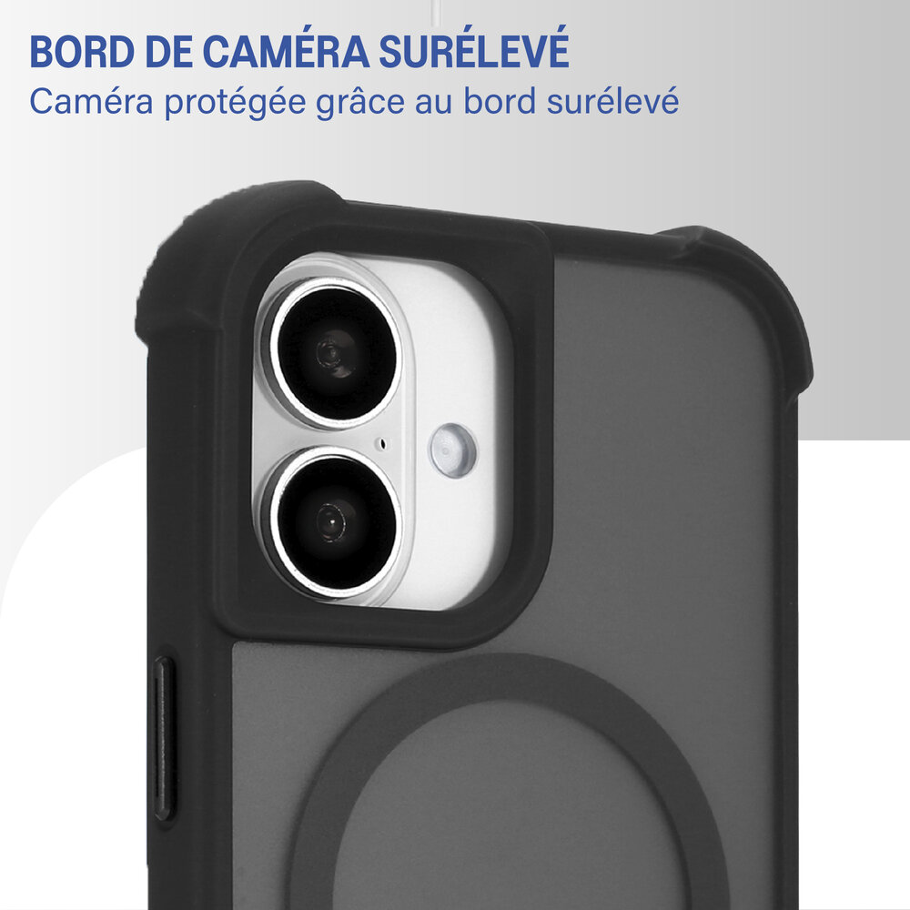 Coverzs Coverzs Coque antichoc mate iPhone 17 (noir) Coverzs Coverzs Coque antichoc mate iPhone 17 (noir)