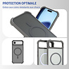 Coverzs Coverzs Coque antichoc mate avec MagSafe iPhone Air (gris) Coverzs Coverzs Coque antichoc mate avec MagSafe iPhone Air (gris)