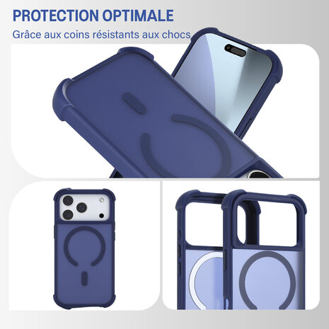 Coverzs Coverzs Coque antichoc mate iPhone 17 Pro (bleu foncé) Coverzs Coverzs Coque antichoc mate iPhone 17 Pro (bleu foncé)