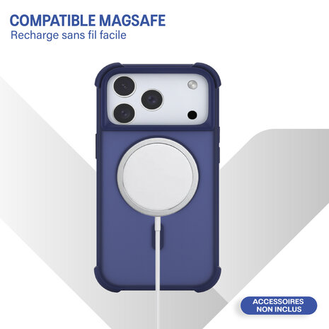 Coverzs Coverzs Coque antichoc mate iPhone 17 Pro (bleu foncé) Coverzs Coverzs Coque antichoc mate iPhone 17 Pro (bleu foncé)