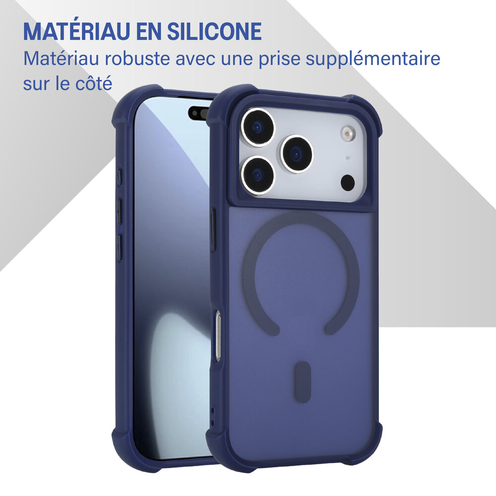 Coverzs Coverzs Coque antichoc mate iPhone 17 Pro (bleu foncé) Coverzs Coverzs Coque antichoc mate iPhone 17 Pro (bleu foncé)