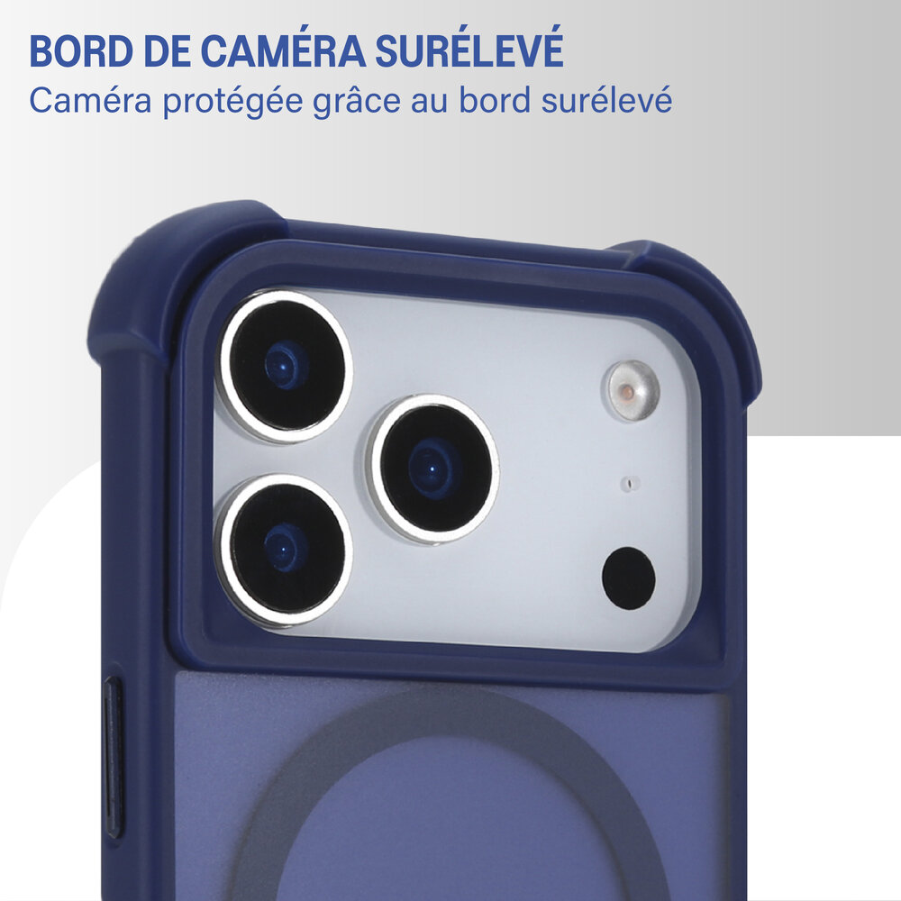 Coverzs Coverzs Coque antichoc mate iPhone 17 Pro (bleu foncé) Coverzs Coverzs Coque antichoc mate iPhone 17 Pro (bleu foncé)