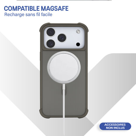 Coverzs Coverzs Coque antichoc mate iPhone 17 Pro (gris) Coverzs Coverzs Coque antichoc mate iPhone 17 Pro (gris)