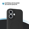 ShieldCase ShieldCase Coque arrière MagSafe en silicone pour iPhone 17 (noir) ShieldCase ShieldCase Coque arrière MagSafe en silicone pour iPhone 17 (noir)