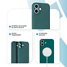 ShieldCase ShieldCase Coque arrière MagSafe en silicone pour iPhone 17 (vert foncé) ShieldCase ShieldCase Coque arrière MagSafe en silicone pour iPhone 17 (vert foncé)