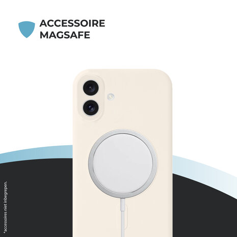 ShieldCase ShieldCase Coque arrière MagSafe en silicone pour iPhone 17 (beige) ShieldCase ShieldCase Coque arrière MagSafe en silicone pour iPhone 17 (beige)