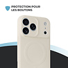 ShieldCase ShieldCase Coque arrière MagSafe en silicone pour iPhone 17 Pro Max (beige) ShieldCase ShieldCase Coque arrière MagSafe en silicone pour iPhone 17 Pro Max (beige)