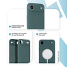 ShieldCase ShieldCase Coque arrière MagSafe en silicone pour iPhone Air (vert foncé) ShieldCase ShieldCase Coque arrière MagSafe en silicone pour iPhone Air (vert foncé)