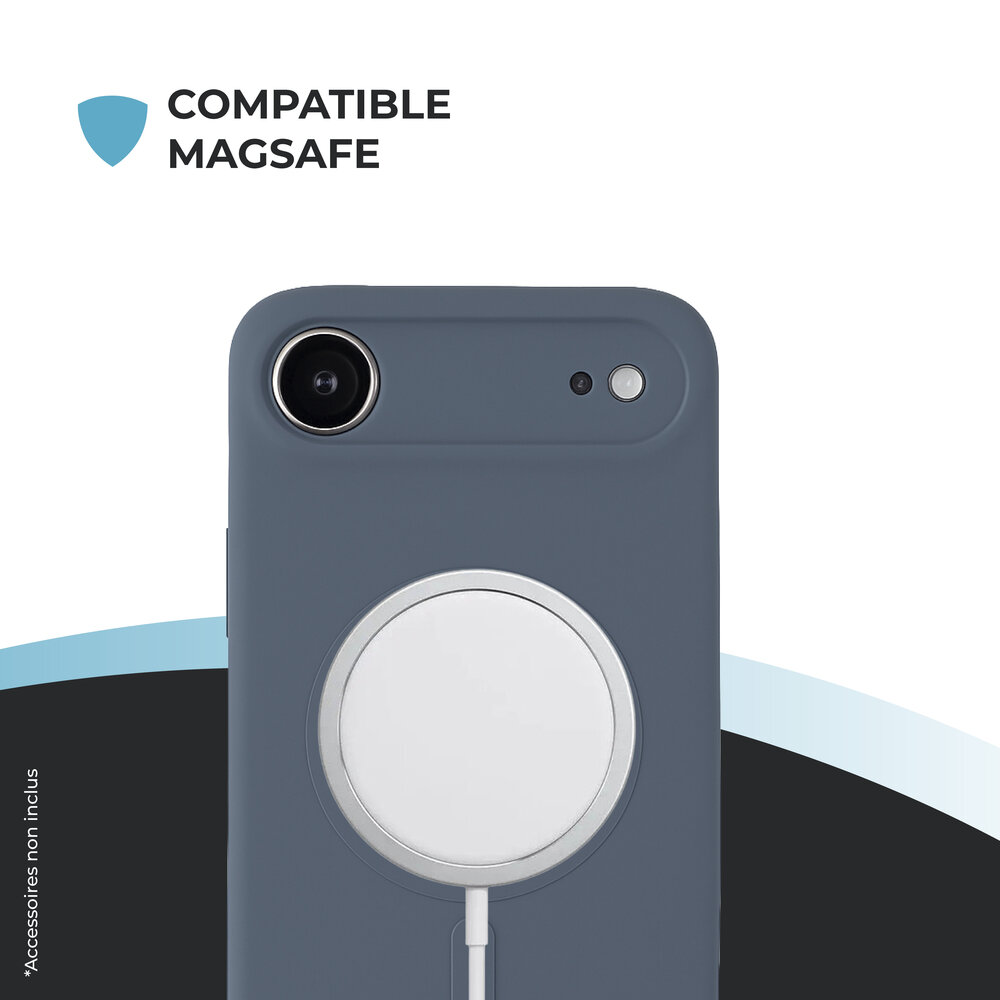 ShieldCase ShieldCase Coque arrière MagSafe en silicone pour iPhone Air (gris) ShieldCase ShieldCase Coque arrière MagSafe en silicone pour iPhone Air (gris)