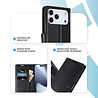ShieldCase ShieldCase iPhone 17 Pro étui bibliothèque en cuir (noir) ShieldCase ShieldCase iPhone 17 Pro étui bibliothèque en cuir (noir)