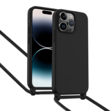 ShieldCase Coque iPhone 14 Pro Max avec cordon pour téléphone (noir)