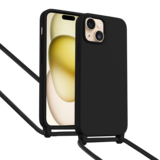 ShieldCase Coque iPhone 15 avec cordon pour téléphone (noir)