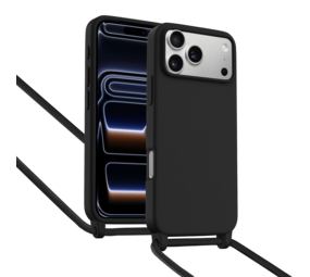 ShieldCase Coque iPhone 17Pro Max avec cordon pour téléphone (noir)