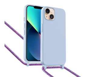 ShieldCase Coque iPhone 13 avec cordon pour téléphone (violet)