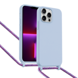 ShieldCase Coque iPhone 13 Pro Max avec cordon pour téléphone (violet)