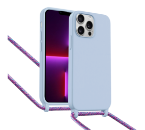 ShieldCase Coque iPhone 13 Pro Max avec cordon pour téléphone (violet)
