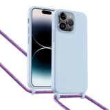 ShieldCase Coque iPhone 14 Pro Max avec cordon pour téléphone (violet)