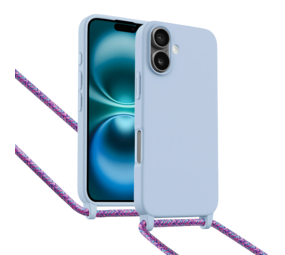 ShieldCase Coque iPhone 16 avec cordon pour téléphone (violet) ShieldCase Coque iPhone 16 avec cordon pour téléphone (violet)