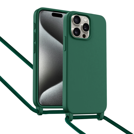 ShieldCase ShieldCase Coque iPhone 15 Pro Max avec cordon pour téléphone (vert foncé) ShieldCase ShieldCase Coque iPhone 15 Pro Max avec cordon pour téléphone (vert foncé)