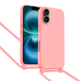 ShieldCase Coque iPhone 16 avec cordon pour téléphone (rose) ShieldCase Coque iPhone 16 avec cordon pour téléphone (rose)