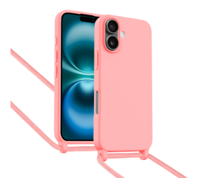 ShieldCase Coque iPhone 16 avec cordon pour téléphone (rose) ShieldCase Coque iPhone 16 avec cordon pour téléphone (rose)