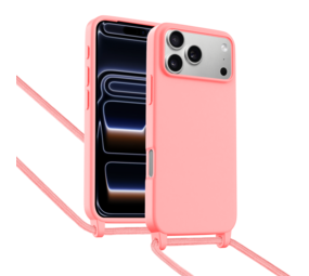 ShieldCase Coque iPhone 17 Pro Max avec cordon pour téléphone (rose)