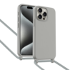 ShieldCase ShieldCase Coque iPhone 15 Pro avec cordon pour téléphone (gris) ShieldCase ShieldCase Coque iPhone 15 Pro avec cordon pour téléphone (gris)