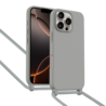 ShieldCase ShieldCase Coque iPhone 16 Pro Max avec cordon pour téléphone (gris) ShieldCase ShieldCase Coque iPhone 16 Pro Max avec cordon pour téléphone (gris)