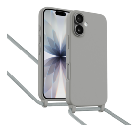 ShieldCase Coque iPhone 17 avec cordon pour téléphone (gris)
