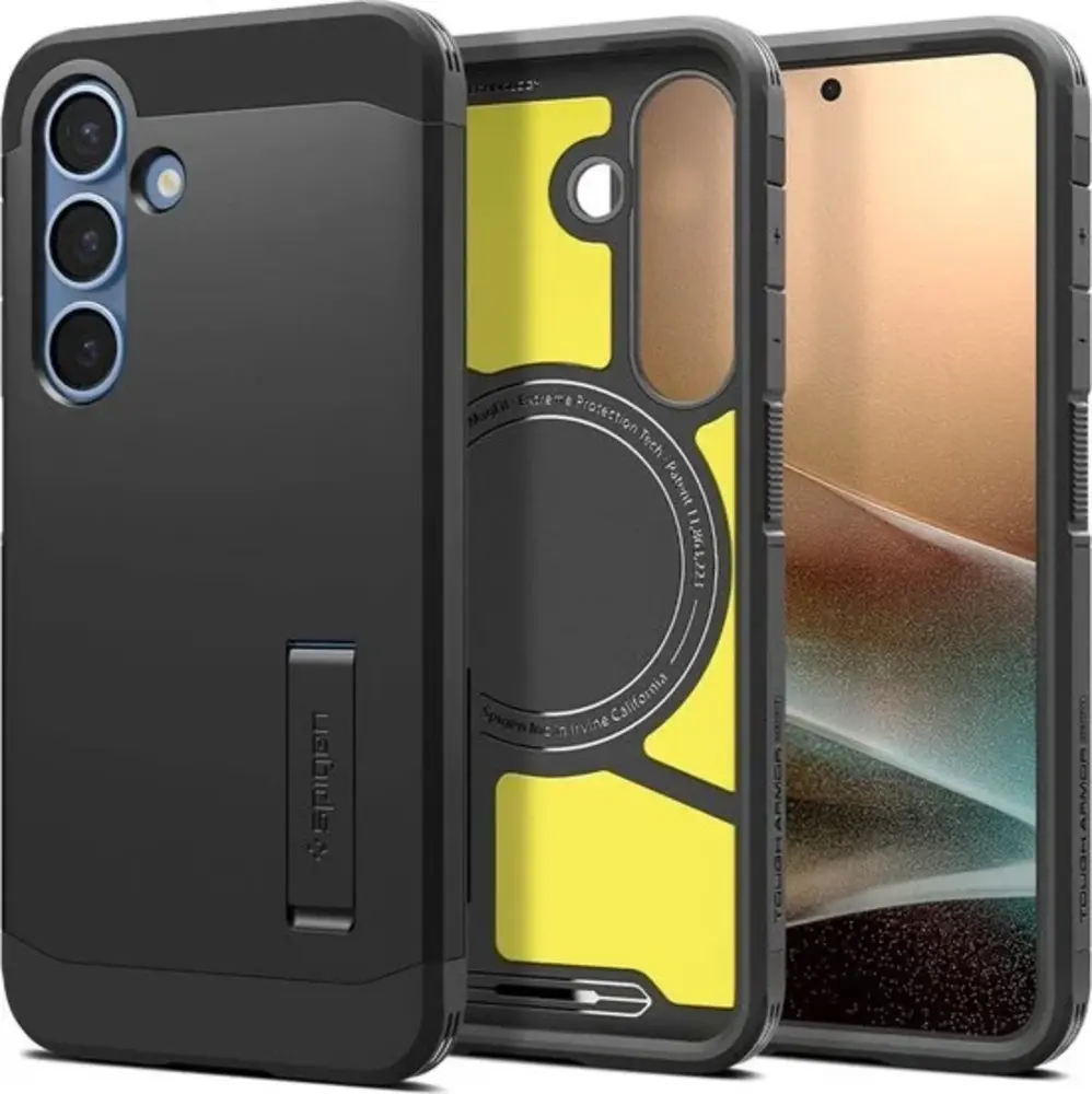 Spigen Spigen Samsung Galaxy S25 Plus Tough Armor AI MagFit Coque (Noir) Spigen Spigen Samsung Galaxy S25 Plus Tough Armor AI MagFit Coque (Noir)