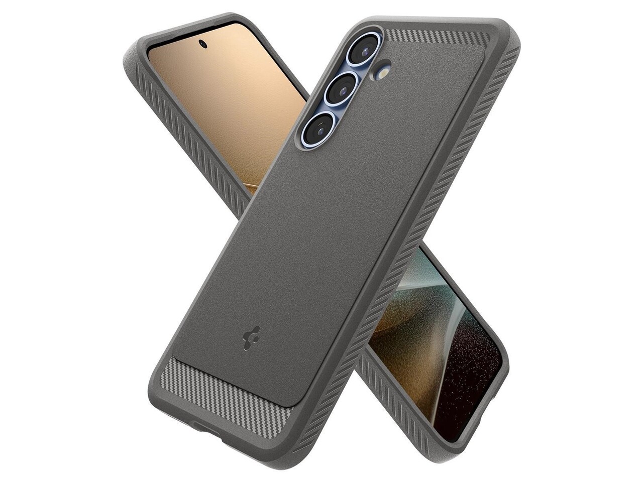 Spigen Spigen Samsung Galaxy S25 Rugged Armor MagSafe Coque (Gris Marbre) Spigen Spigen Samsung Galaxy S25 Rugged Armor MagSafe Coque (Gris Marbre)