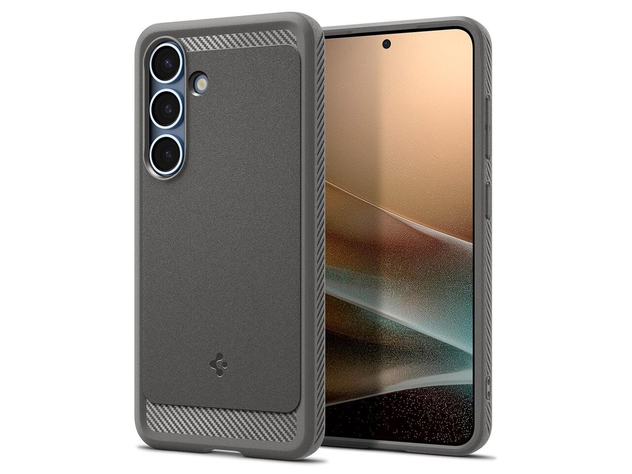 Spigen Spigen Samsung Galaxy S25 Rugged Armor MagSafe Coque (Gris Marbre) Spigen Spigen Samsung Galaxy S25 Rugged Armor MagSafe Coque (Gris Marbre)