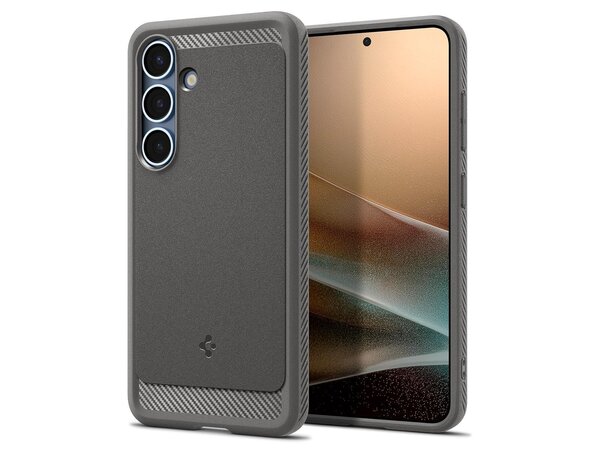 Spigen Spigen Samsung Galaxy S25 Rugged Armor MagSafe Coque (Gris Marbre) Spigen Spigen Samsung Galaxy S25 Rugged Armor MagSafe Coque (Gris Marbre)