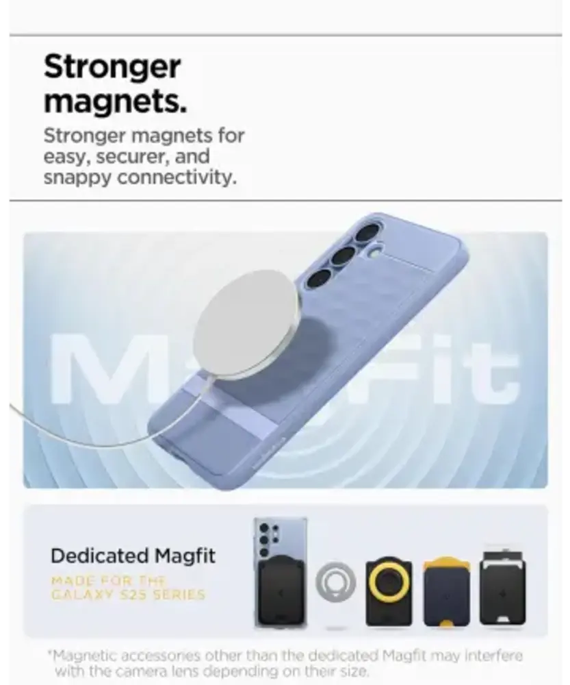 Spigen Spigen Samsung Galaxy S25 Parallax MagFit Coque (Violet)