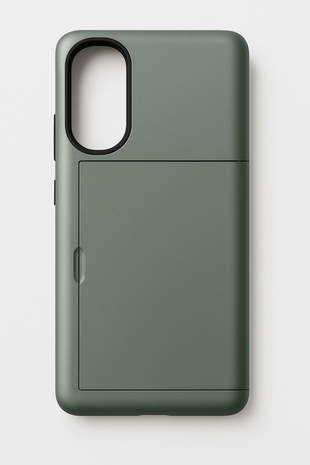 ShieldCaseÂ® ShieldCase Coque Samsung Galaxy S25 Edge avec porte-cartes et slider (vert foncé)