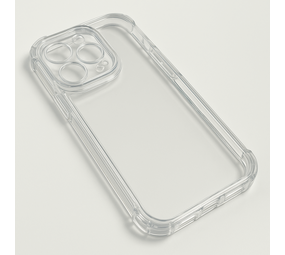 Ceezs iPhone 16 Pro TPU Shock case avec protection de la caméra (transparent) Ceezs iPhone 16 Pro TPU Shock case avec protection de la caméra (transparent)