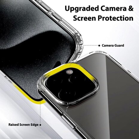 Ceezs Ceezs iPhone 16 Pro TPU Hybrid coque en silicone (transparent) Ceezs Ceezs iPhone 16 Pro TPU Hybrid coque en silicone (transparent)