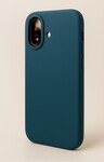 Coverzs Coverzs iPhone 16 coque en silicone solide (bleu foncé)