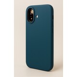 Coverzs iPhone 16 coque en silicone solide (bleu foncé)