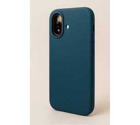 Coverzs iPhone 16 coque en silicone solide (bleu foncé)