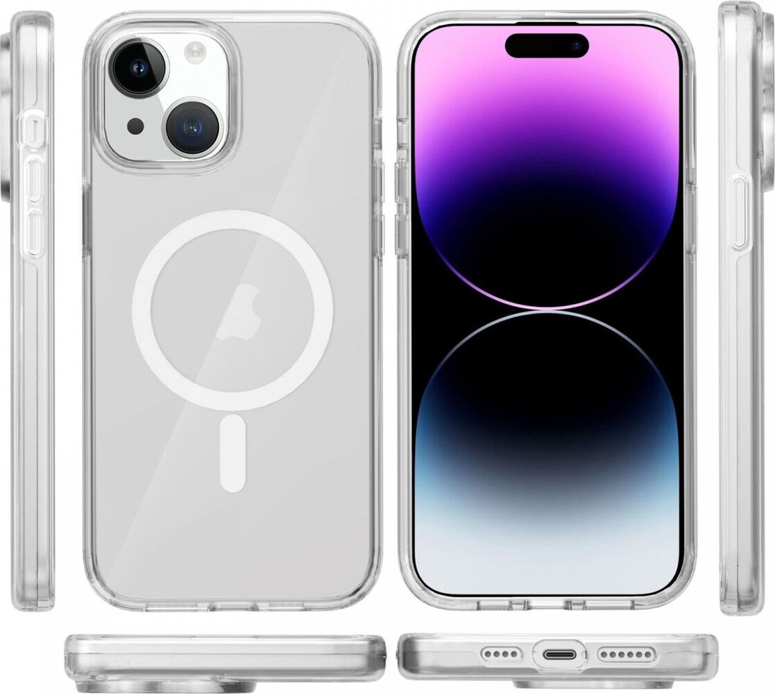 Coverzs Coque Coverzs iPhone 14 Plus en TPU MagSafe (transparente)