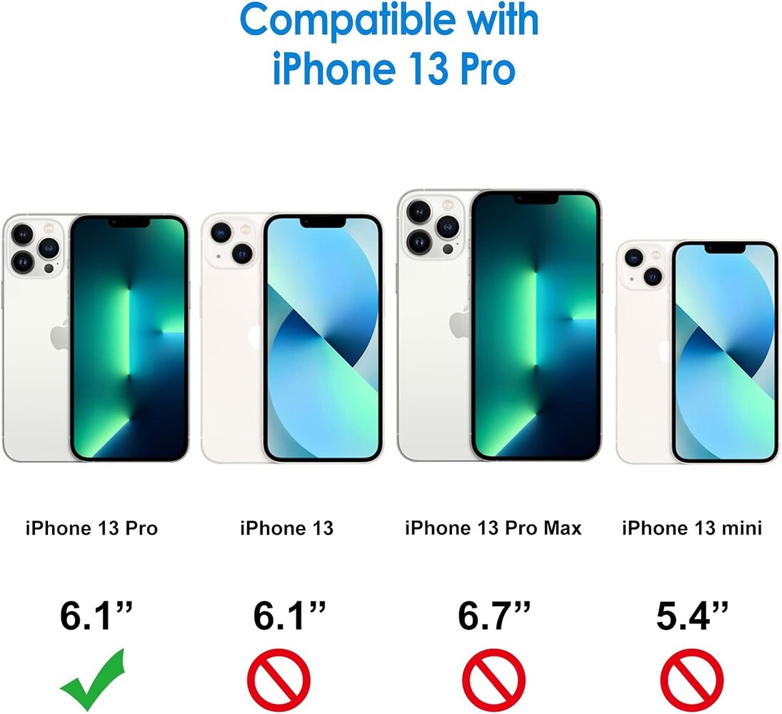 Coverzs Coverzs Coque rigide iPhone 13 Pro (transparent)