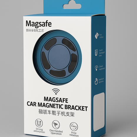 Coverzs Support de voiture rotatif Coverzs avec MagSafe (noir) Coverzs Support de voiture rotatif Coverzs avec MagSafe (noir)