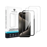 ShieldCase iPhone 15 Pro Tempered Glass Basic protecteur d'écran avec applicateur (2-Pack)