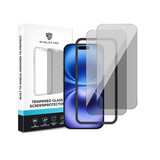 ShieldCase iPhone 16 Plus Tempered Glass Basic Privacy protecteur d'écran avec applicateur (2-Pack)