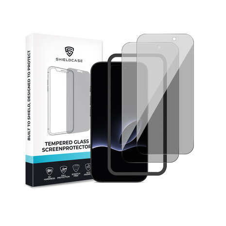 ShieldCase ShieldCase iPhone 17 Pro Max Tempered Glass Basic Privacy protecteur d'écran avec applicateur (2-Pack) ShieldCase ShieldCase iPhone 17 Pro Max Tempered Glass Basic Privacy protecteur d'écran avec applicateur (2-Pack)