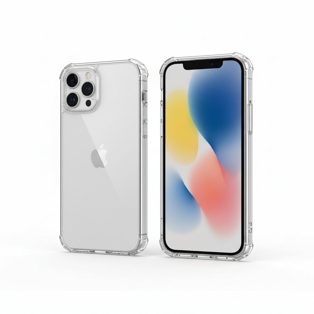 Ceezs Ceezs iPhone 15 Pro Max TPU Hybrid coque en silicone (transparent) Ceezs Ceezs iPhone 15 Pro Max TPU Hybrid coque en silicone (transparent)