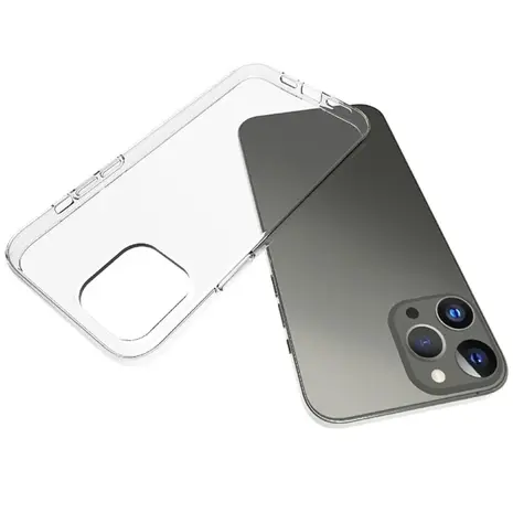 Coverzs Coque en silicone TPU Coverzs pour iPhone 13 Pro Max (transparente)